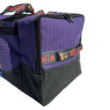 AOS Australian Made Deluxe Canvas Purple Canvas Gear Bag - 85L