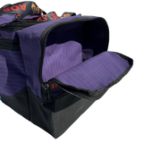 AOS Australian Made Deluxe Canvas Purple Canvas Gear Bag - 85L