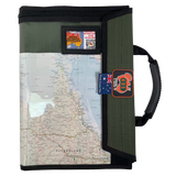 AOS Australian Made DLX Fire Diary Pouch with Divider & Grab Handle