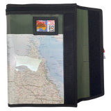 AOS Australian Made DLX Fire Diary Pouch with Divider & Grab Handle