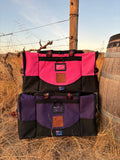 AOS Australian Made Deluxe Canvas Purple Canvas Gear Bag - 85L