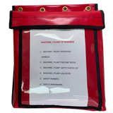 AOS Deluxe A4 Portrait PVC Document Log Book Permit Holder  2 Colours!