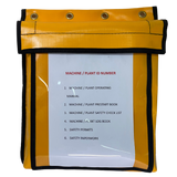 AOS Deluxe A4 Portrait PVC Document Log Book Permit Holder  2 Colours!