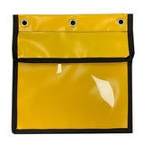 AOS A5 Landscape PVC Pre Start Document Log Book Permit Holder  YE/BL