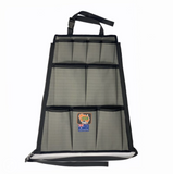 AOS Canvas Universal Rear Seat storage Organiser - 12 Pockets