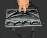AOS Canvas Universal Rear Seat storage Organiser - 12 Pockets