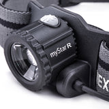 Nextorch MyStar R Rechargeable & Battery Usage Headlight, 360 Focus-Adjustable Beam