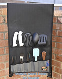 AOS Canvas 11 Pocket Overlanding camp kitchen organiser Black/Grey