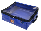 AOS PVC 4WD Marine Cargo Storage Drawer Bag with Clear Top 16cm - Blue