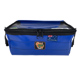 AOS PVC 4WD Marine Cargo Storage Drawer Bag with Clear Top 16cm - Blue