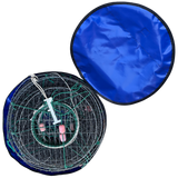 AOS Marine Drop Net Backpack Marron & Crab Net Bag, Waterproof Zips - 2 Sizes