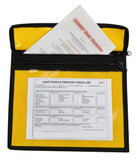 AOS A5 Landscape PVC Pre Start Document Log Book Permit Holder  YE/BL