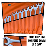 AOS Jumbo Spanner Roll, Tool Wrap  Large 10 Pocket