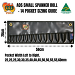 AOS Spanner Rolls Small, Standard, Medium, Large