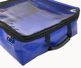 AOS PVC 4WD Marine Cargo Storage Drawer Bag with Clear Top 16cm - Blue