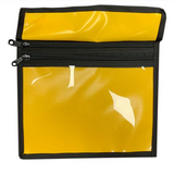 AOS A5 Landscape PVC Pre Start Document Log Book Permit Holder  YE/BL