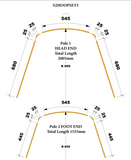 AOS Swag Replacement Aluminum Alloy Dome Swag Hoop pole Set