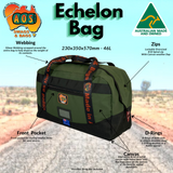 AOS Australian Made Deluxe Echelon Bag, 46L  2 Colours