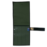 AOS Australian Made Canvas Knife, Tool & Utensil Wrap Roll W/ Clear Front  - Touch Tape Closure