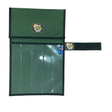 AOS Australian Made Canvas Knife, Tool & Utensil Wrap Roll W/ Clear Front  - Touch Tape Closure