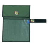 AOS Australian Made Canvas Knife, Tool & Utensil Wrap Roll W/ Clear Front  - Touch Tape Closure