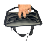 AOS Canvas Universal Rear Seat storage Organiser - 12 Pockets