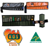 AOS General Tool Roll, Stubby Spanner Roll  Small 14 Pockets