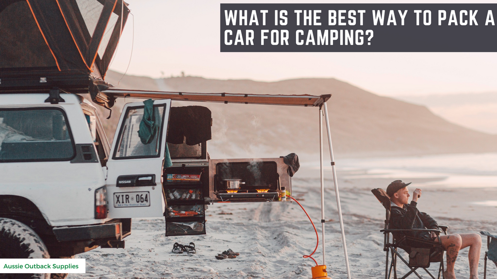 What is the best way to pack a car for camping?