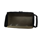 AOS Cargo Storage Bag Small Compact with Clear Top – Coyote Tan Canvas