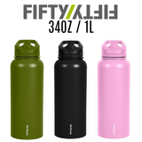 Fifty-Fifty 34oz Double Wall Vacuum Insulated Bottle