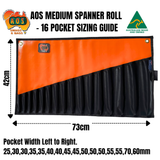 AOS Contractor Tool Bag + FREE Spanner Roll Bundle