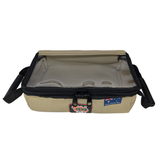 AOS Cargo Storage Bag Small Compact with Clear Top – Coyote Tan Canvas