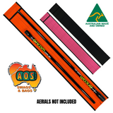AOS Australian Made Aerial & Antenna Bag with Touch Tape Flap - 3 Colours
