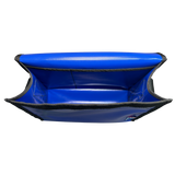 AOS Aussie Made STD Heavy Duty Tackle Bag, Triple Layer Base, Shoulder Strap - Blue Canvas & PVC