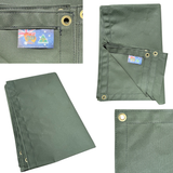 AOS AUSTRALIAN MADE CANVAS GROUND SHEET 150X220CM SGL-Q SIZE