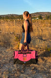AOS Australian Made Deluxe Canvas Pink Canvas Gear Bag - 85L
