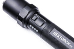 Nextorch P-Series Rechargeable Torch High Output, 5 Modes, Glass Breaker, Power Status Indication, Turbo Mode