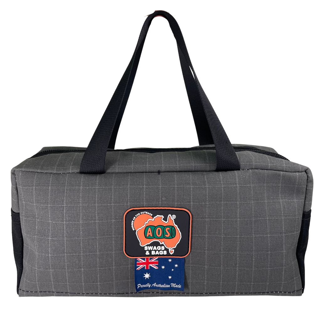 AOS Deluxe Canvas Toiletries Bag w/Mesh Storage Pockets – AOS Swags & Bags