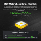Nextorch P82C 2200 Lumen Long-Range Flashlight | High-Powered LED Torch with 1,000m Beam Distance and Waterproof Design image 2