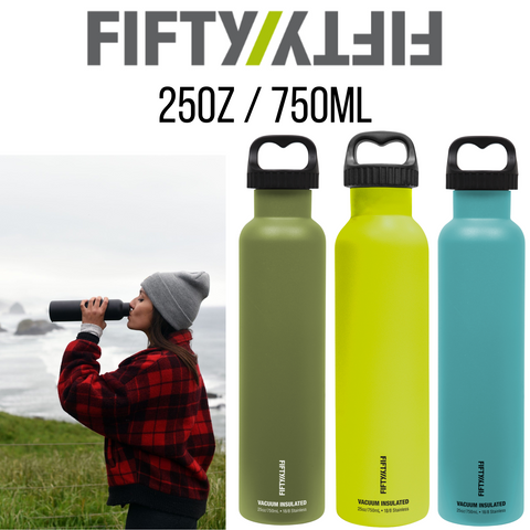 Fifty-Fifty 25oz Double Wall Vacuum Insulated S/S Bottle