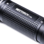 Nextorch Rechargeable Torch Long Range, Strobe & Metal Tail Switch, LEP White Laser