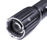 Nextorch Rechargeable Torch Long Range, Strobe & Metal Tail Switch, LEP White Laser