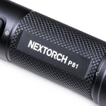 Nextorch Rechargeable Torch Super Bright, Glass Breaker, Battery Indicator, Turbo Mode