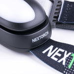 Nextorch iStar Rechargeable Intelligent Headlight, Spot & Flood, Flip-Up Dimming, Wh/Rd LED