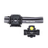 Nextorch oStar Rechargeable Head/Helmet Light, High Performance, Intrinsic Safe, Detachable w/Magnetic Mount