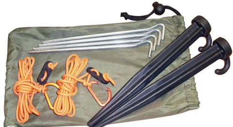 AOS Peg and guy rope kit for swag or tent.