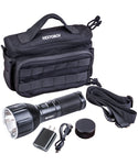 Nextorch Saint Torch Rechargeable Ultra Long Search Light, Power Bank, Molle Carry Bag & Shoulder Strap