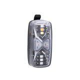 Nextorch Compact Rechargeable Safety Light, Wh/Yl/Gr/Rd/Rd & Bl Emergency Signal, Helmet/Molle Mount