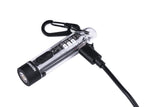 Nextorch Compact Keychain Torch Rechargeable, Pocket/Cap Clip
