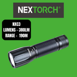 Nextorch High Performance Torch, AAA Batteries, Lanyard, Tail Cap Switch